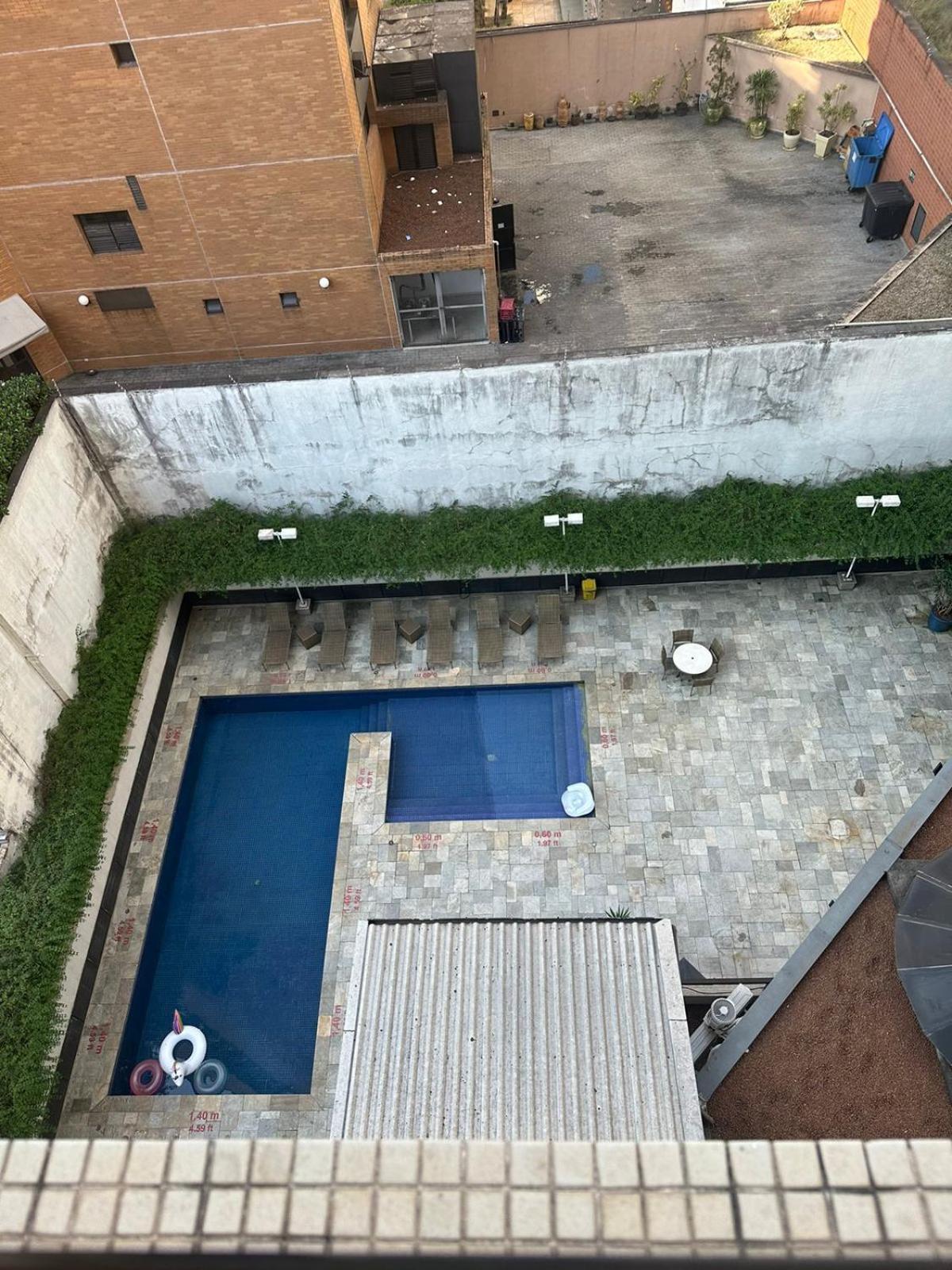 Apart Com Sacada E Piscina São Paulo Buitenkant foto